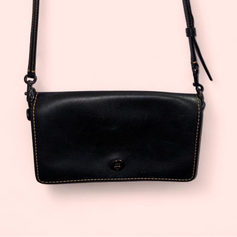 Coach Crossbody Bag In Black, Classic/Vintage Style